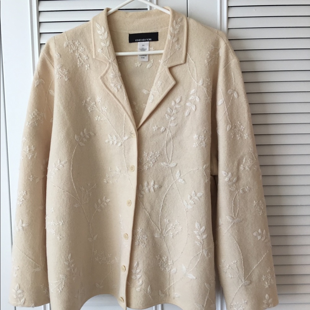 Jones New York sweater jacket